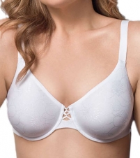 Floral Full Figure Underwire Bra